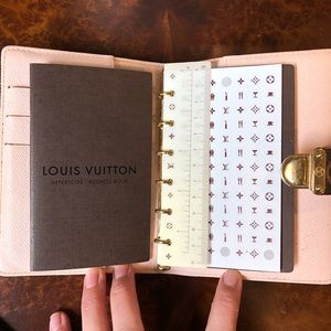 Louis Vuitton Agenda Inserts, Address Book & Ruler